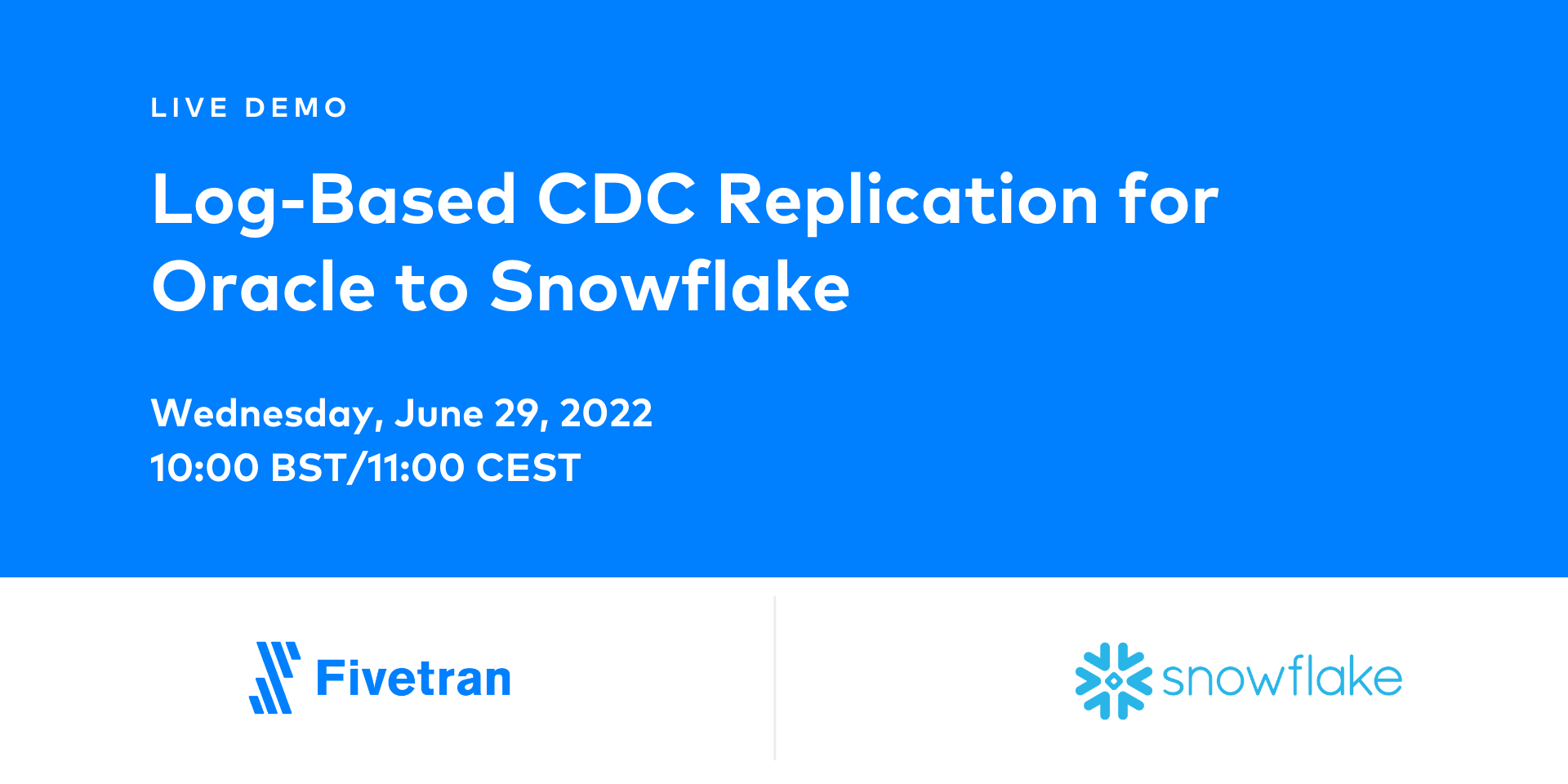 LogBased CDC Replication for Oracle to Snowflake